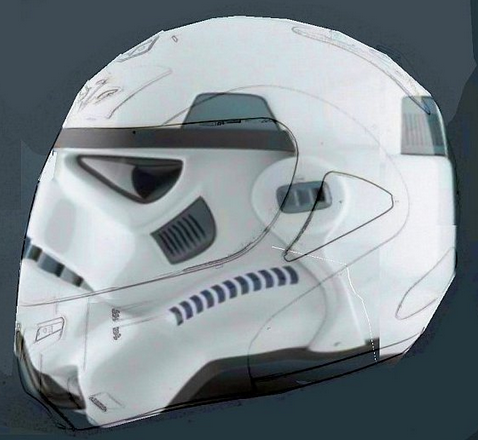 star wars dirt bike helmet