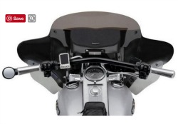 speaker system fairing motorcycle hogtunes batwing memphis shades inc