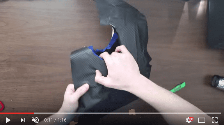 How To Wrap a Motorcycle Helmet with a Decal