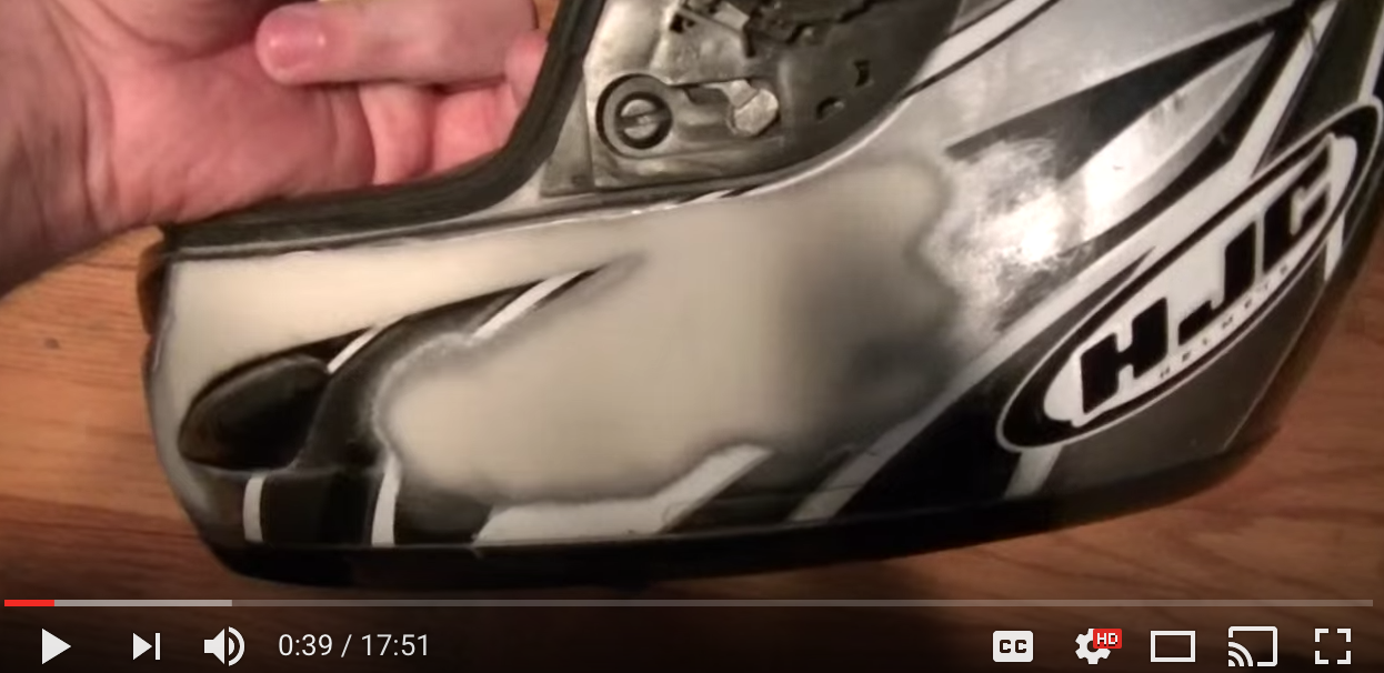 How To Swirl Paint a Motorcycle Helmet