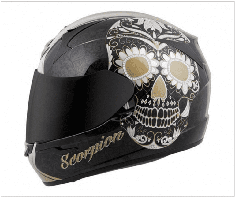 Sugar Skull Motorcycle Helmets