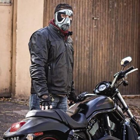 cool gas mask motorcycle helmets
