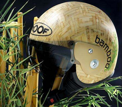 Wood Motorcycle Helmets - Because you can whittle up just about anything