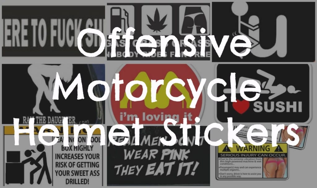 Offensive Motorcycle Helmet Stickers My Top 10 