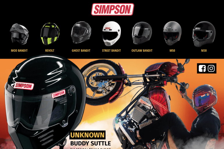 Simpson Motorcycle Helmets