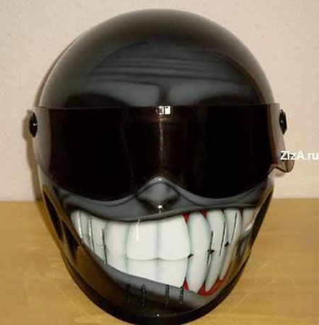 Smiley Face Motorcycle Helmets
