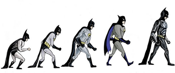 evolution of batman