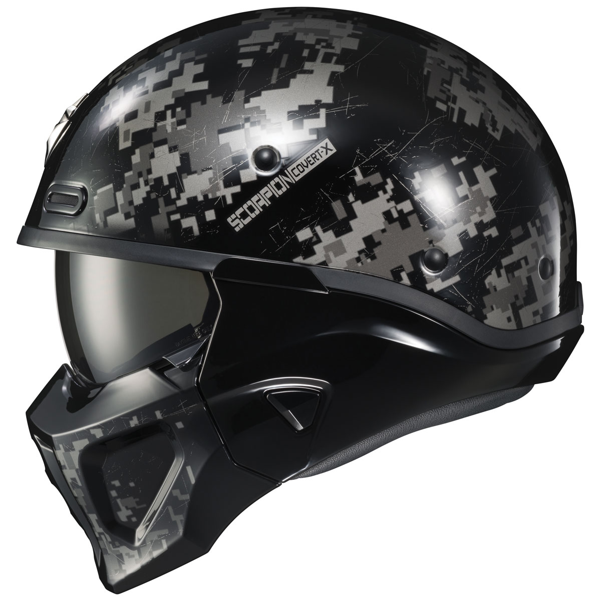 Scorpion EXO Covert X Digicamo Half Helmet