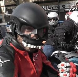 Icon Skull Motorcycle Helmet