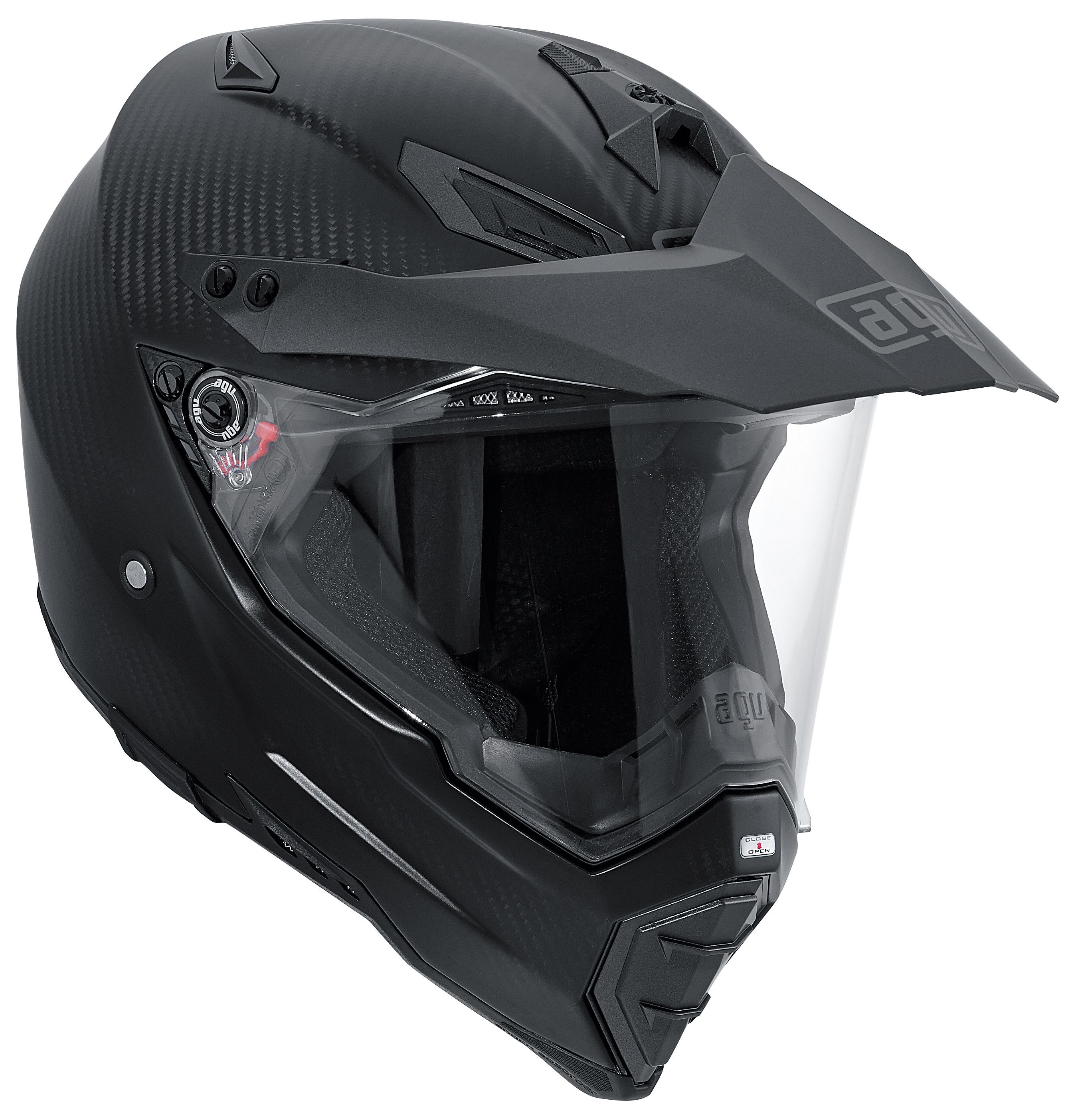 AGV AX8 Helmet - Naked Carbon Fury | Motorcycle Helmets 