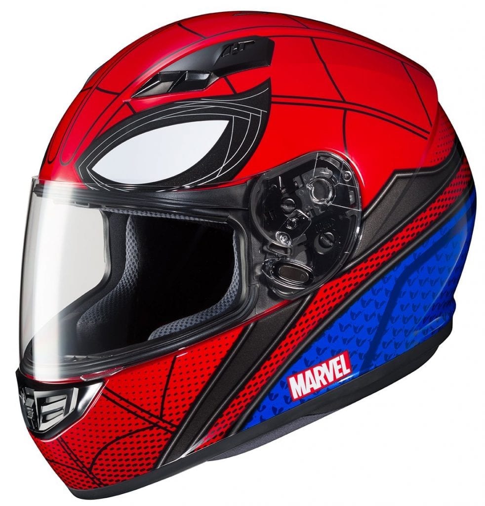 marvel bike helmet