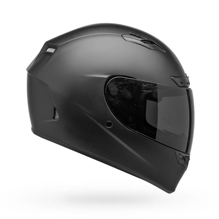 plain black motorcycle helmet