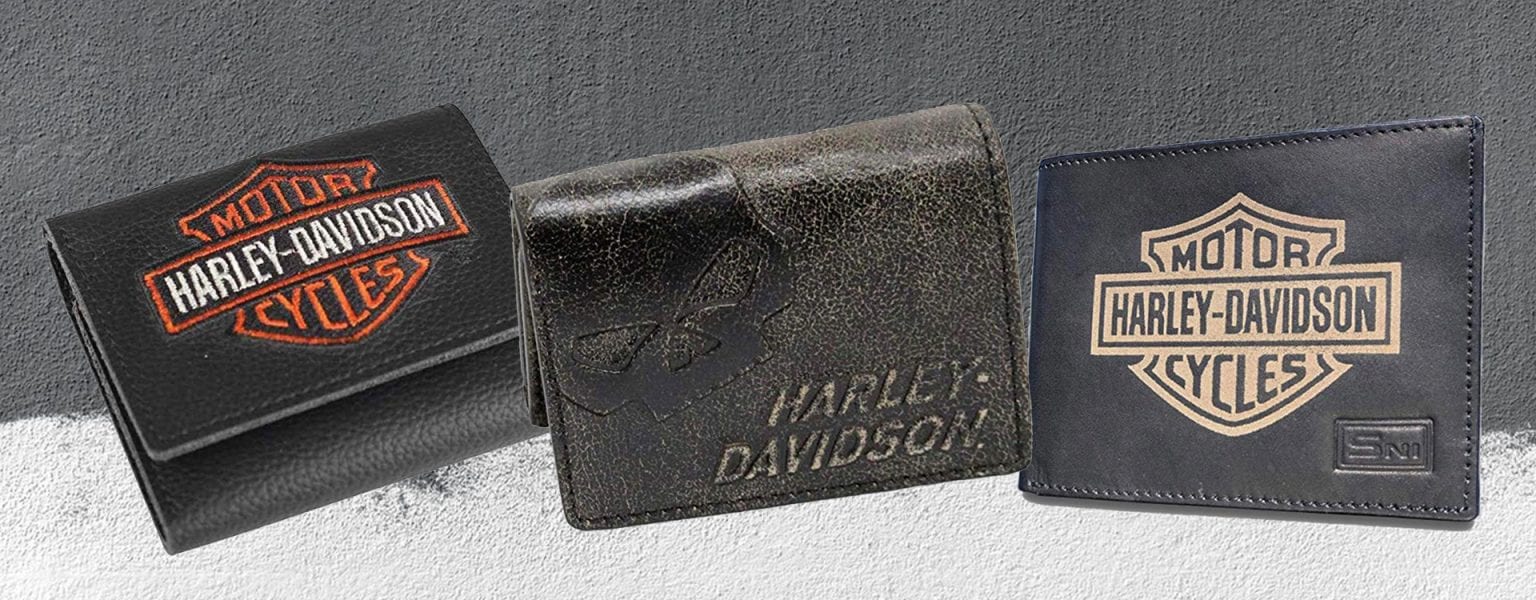 Best Men's Harley Davidson Wallets & Card Cases Badass Helmet Store