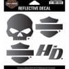 Harley-Davidson Night Rider Reflective Logo Decal Set