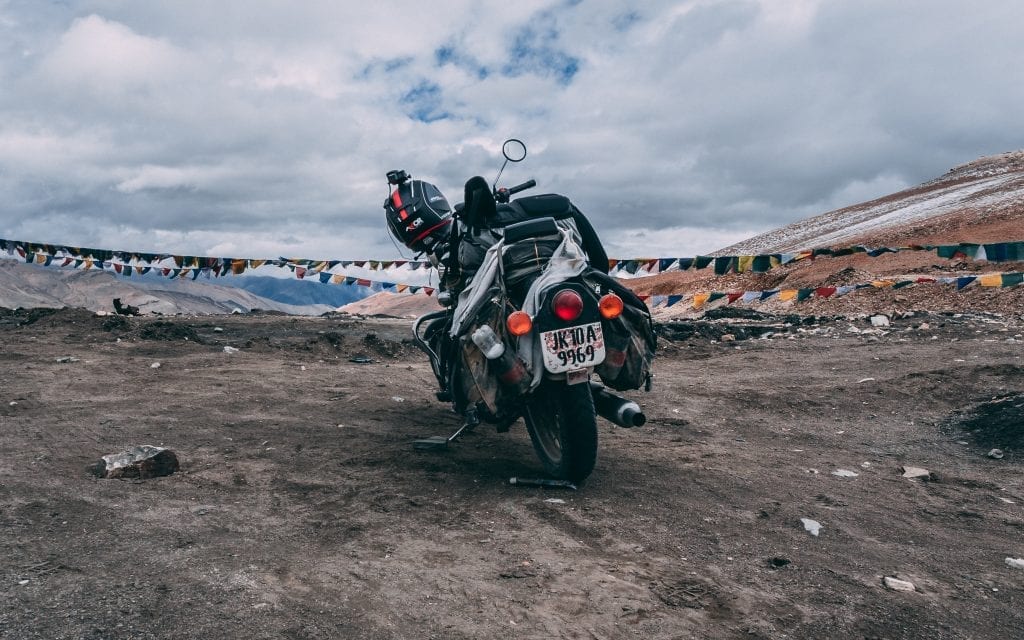 leather solo bag motorcycle