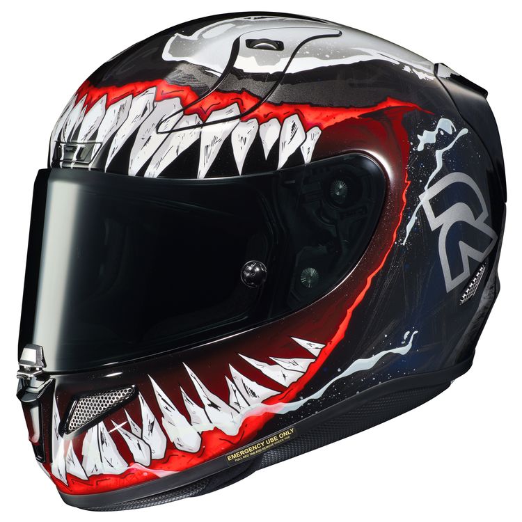 Details about   Venom Spider Symbiote DOT helmet motorcycle full face dual visor free shipping 