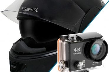 Hawk H-66 Dual-Visor Modular Motorcycle Helmet