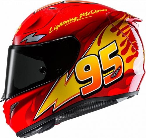 lightning mcqueen bike helmet