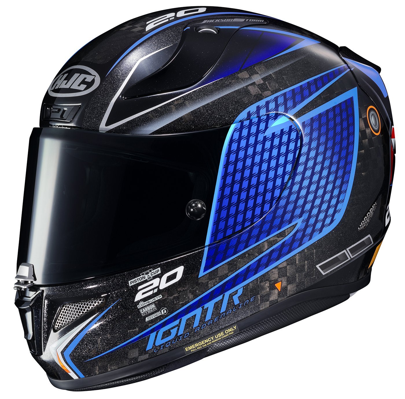 HJC RPHA Unisex-Adult Full Face RPHA-11 Pro PIXAR CARS Jackson Storm Helmet