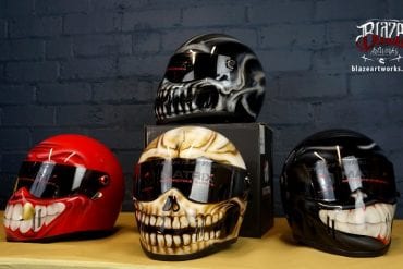 Blaze ArtWorks custom helmets