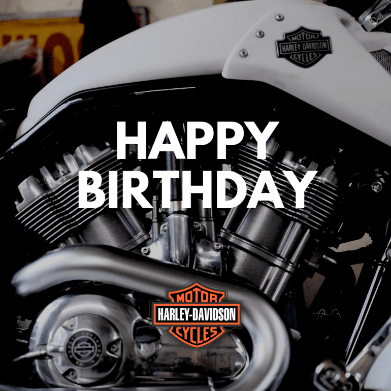 31 "Happy Birthday" Motorcycle Memes, Quotes, & Sayings // BAHS