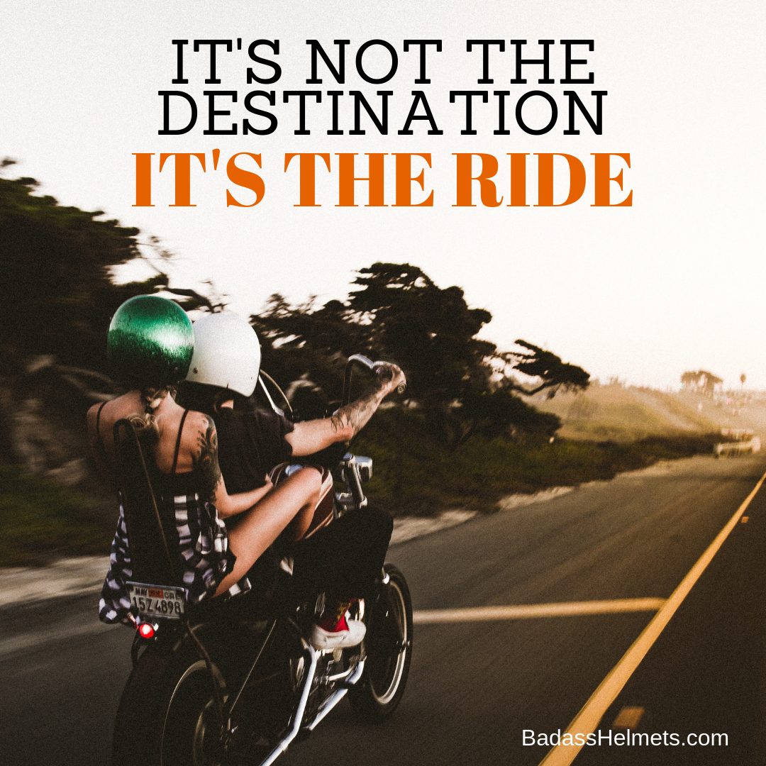 Es ist nicht das Ziel. Es ist die Fahrt.'s not the destination. Es ist nicht das Ziel. Es ist die Fahrt.'s the ride. 