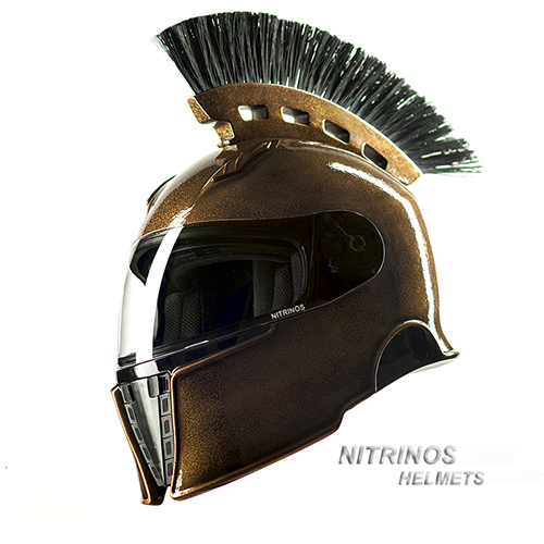 Nitrinos helmets front three-quarter look