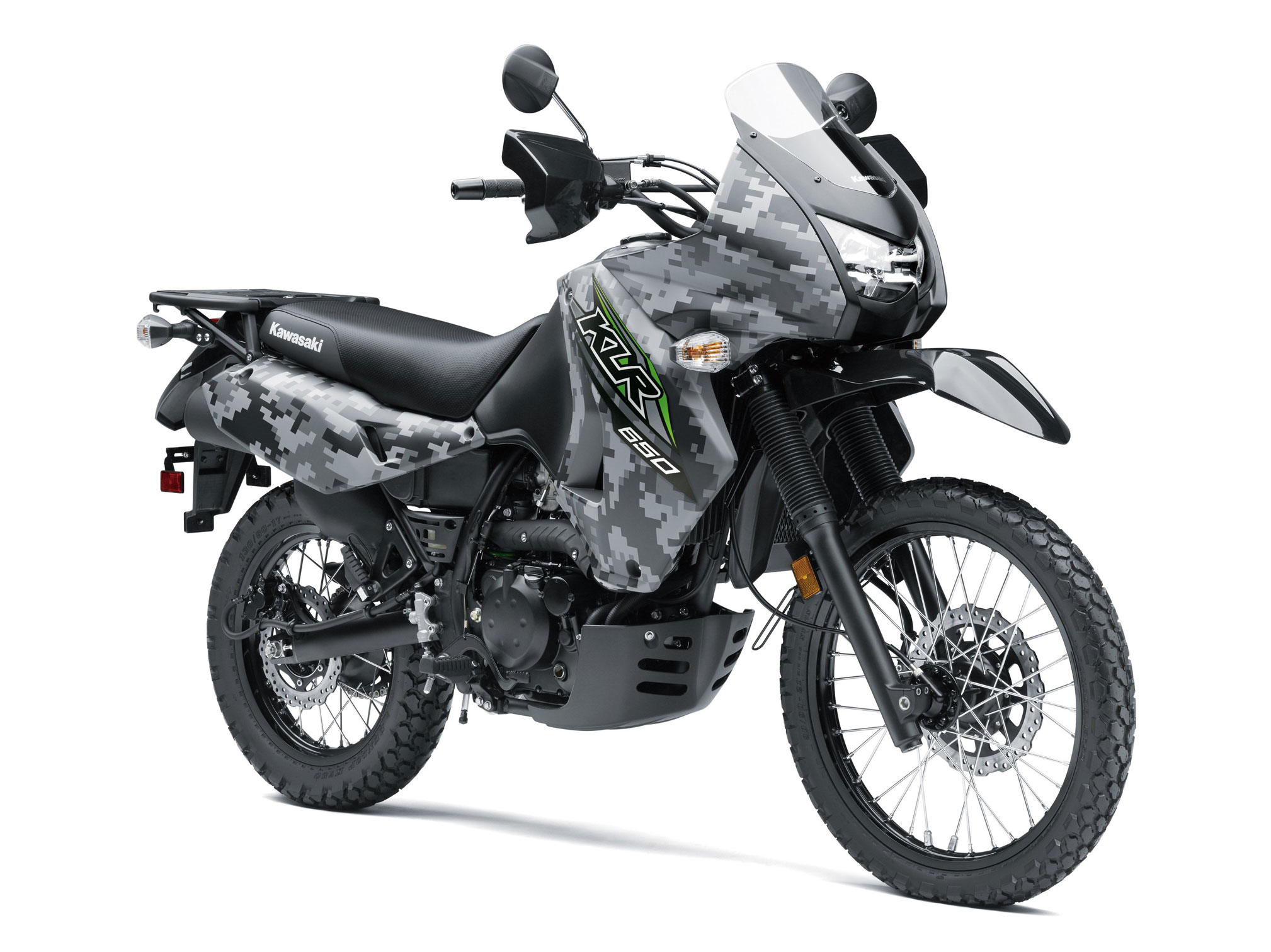 2018 Kawasaki KLR650 Camo Ausgabe