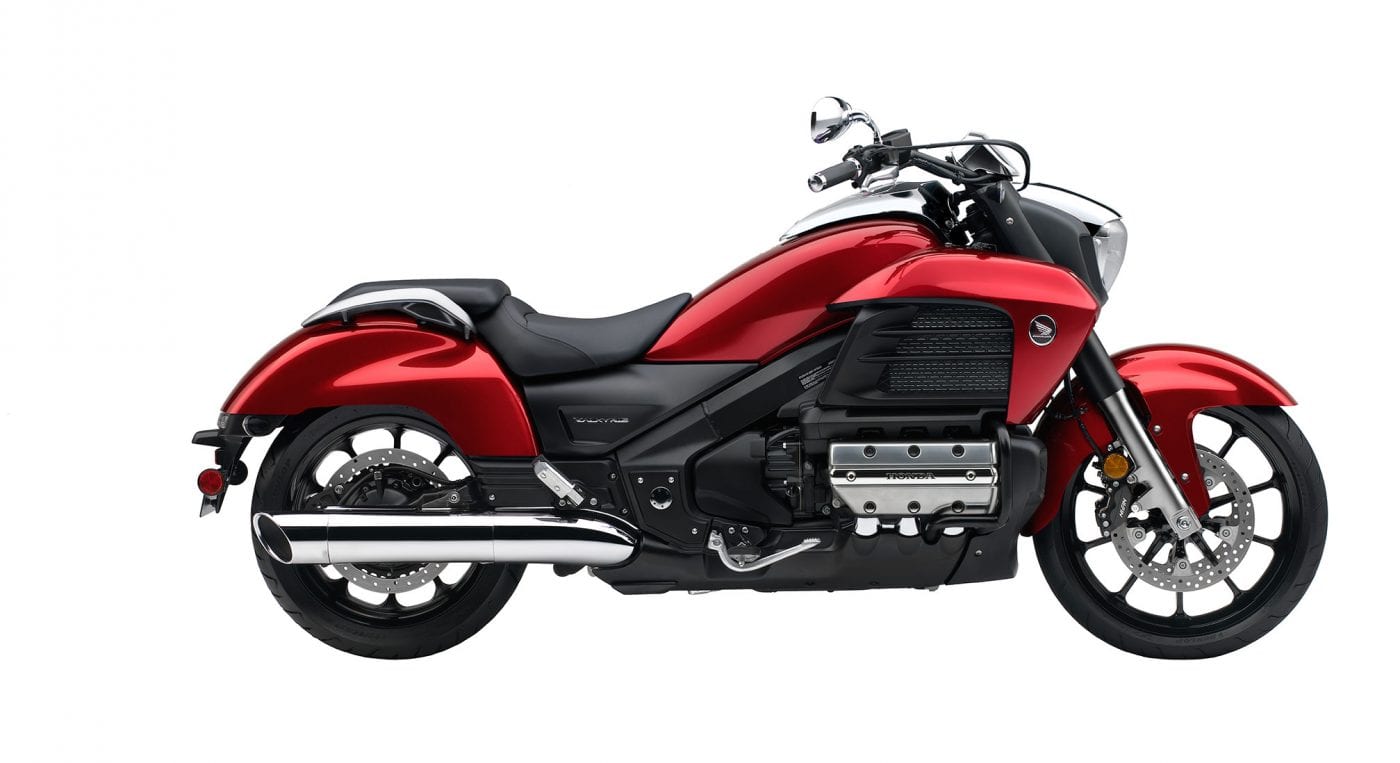 Honda Gold Wing Valkyrie on white background
