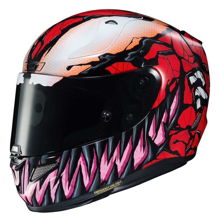 HJC RPHA 11 Pro Carnage Helmet in Red/Black