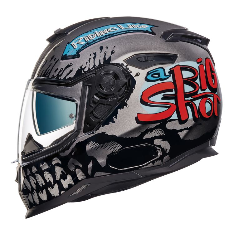 Nexx SX100 Big Shot Helmet in Dark Grey