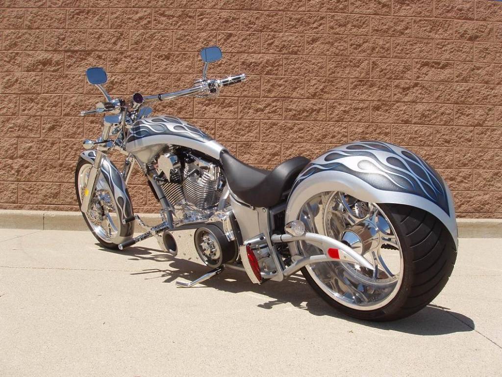 Nappes Papier Peint-MOTO Harley Davidson Chopper Bike Wallpaper Design 3259 V 