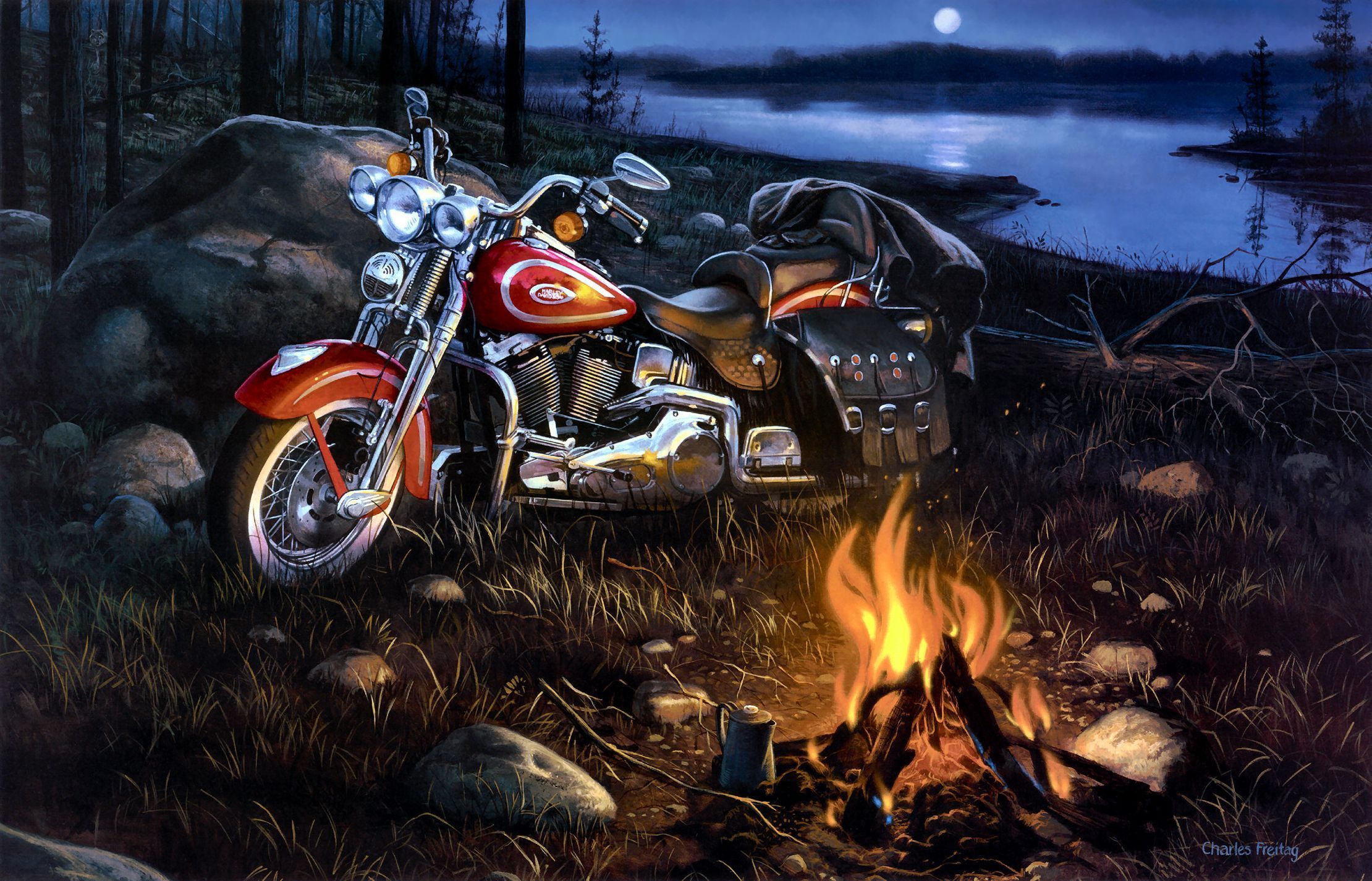 Harley Davidson Motorcycle Wallpapers | BadAssHelmetStore
