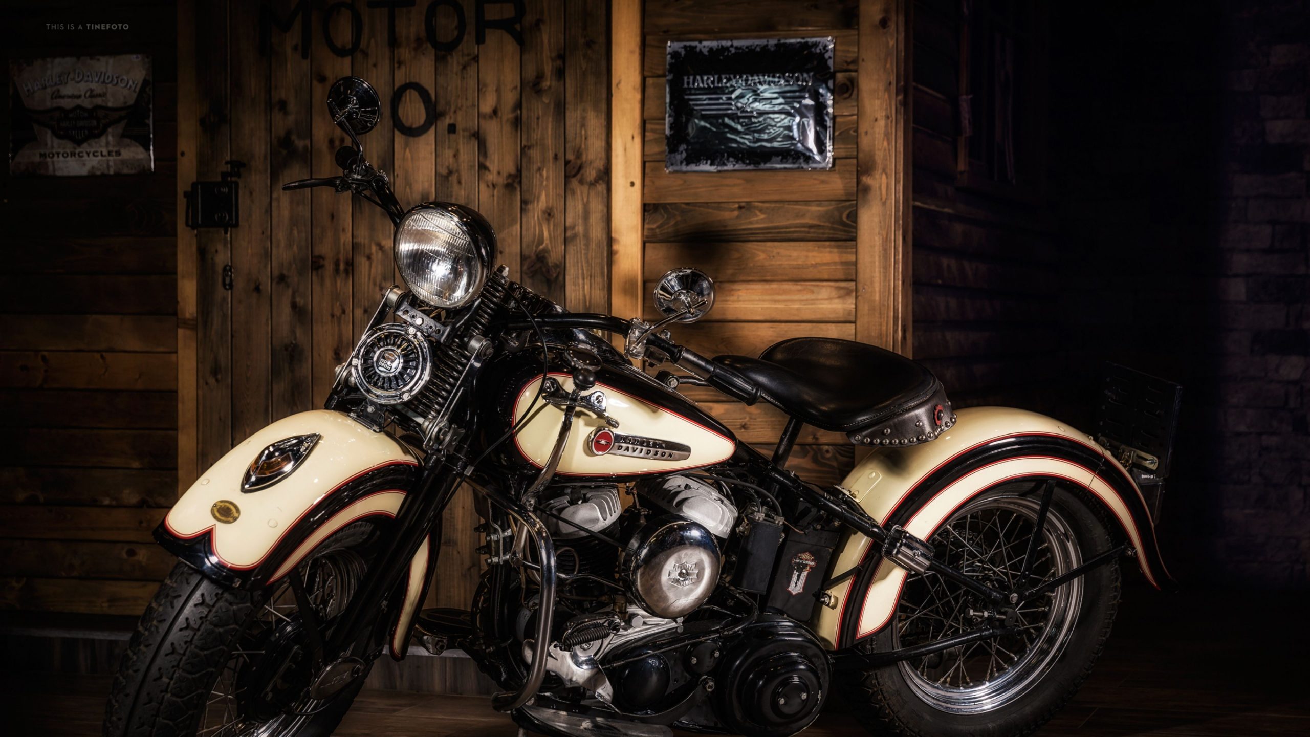 Old School Harley Davidson Motorcycle Wallpapers