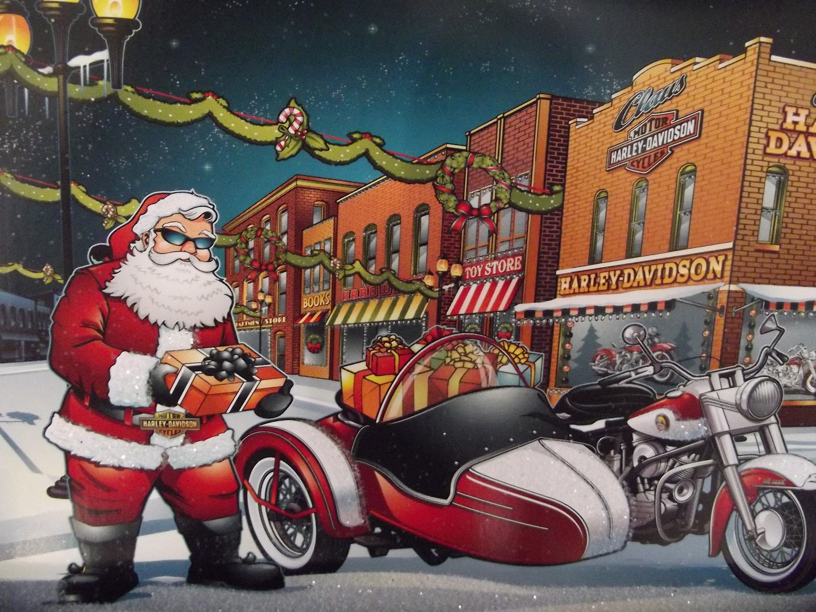 Harley Davidson Christmas Wallpapers