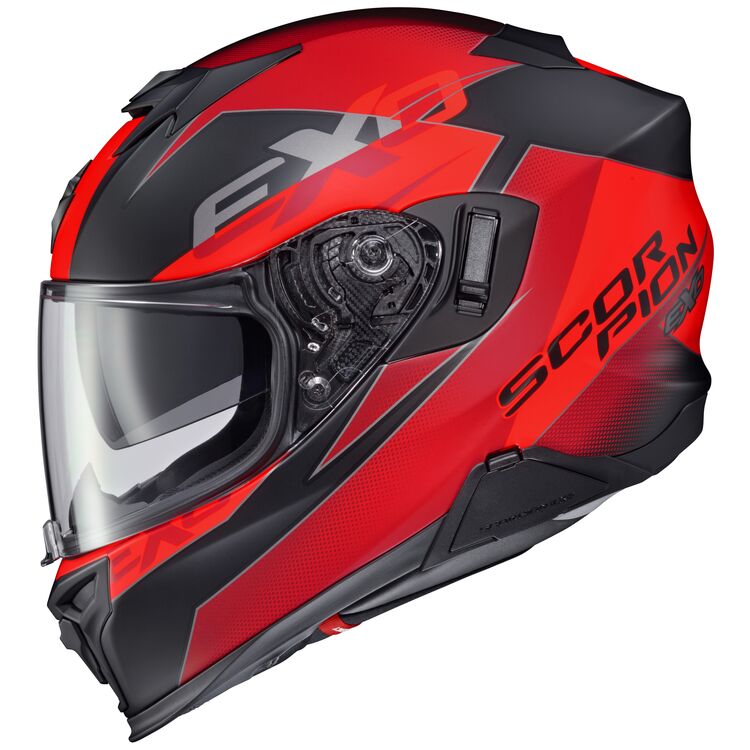 Scorpion EXO-T520 Factor Helmet in red