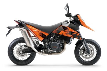 A 2007 KTM LC4 690 motorcycle