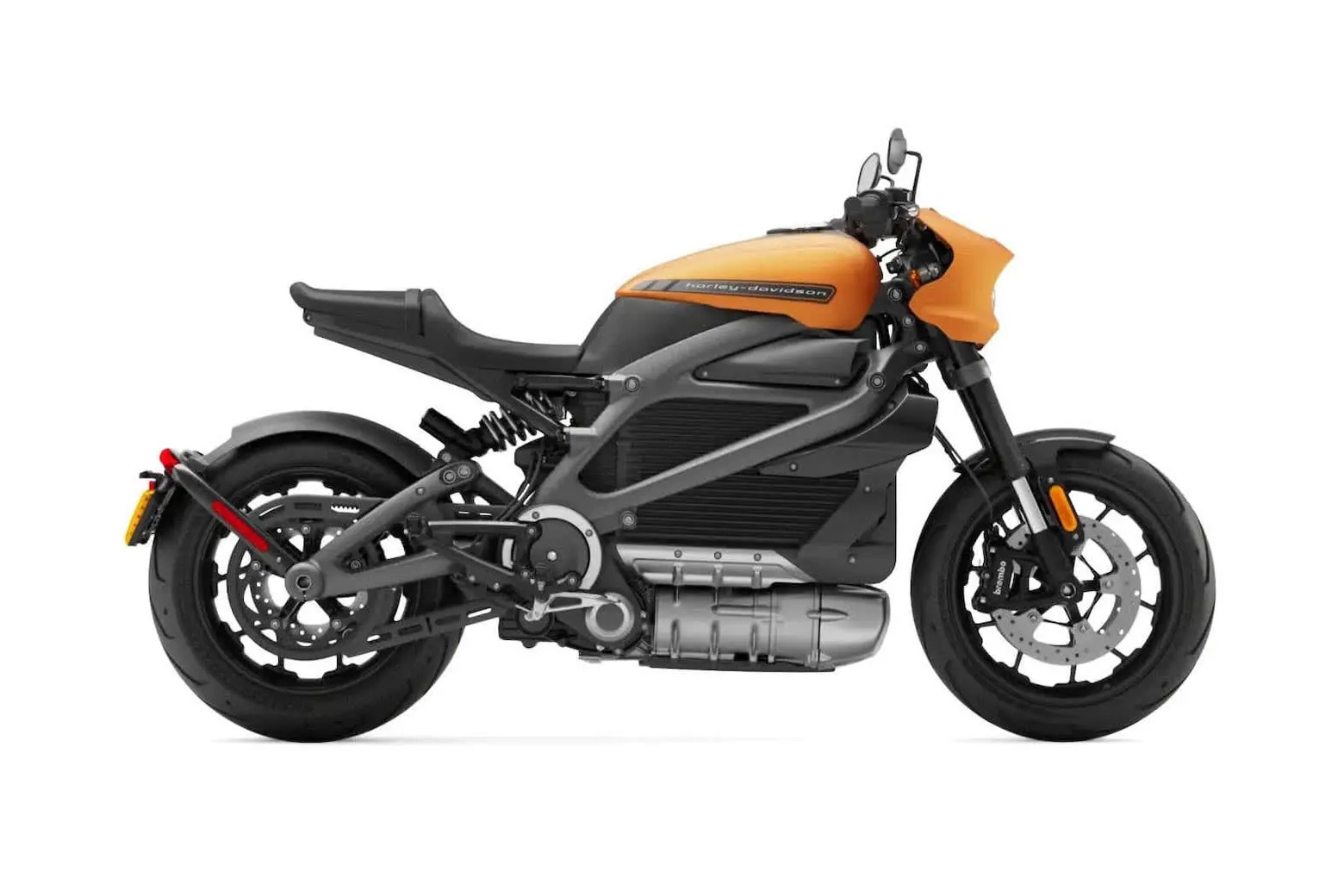 A Harley Davidson Livewire electric motorcycle