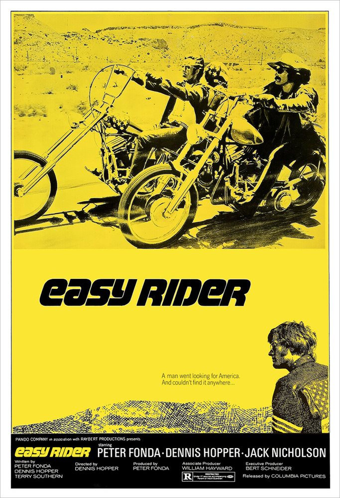 The Easy Rider Movie Poster from 1969