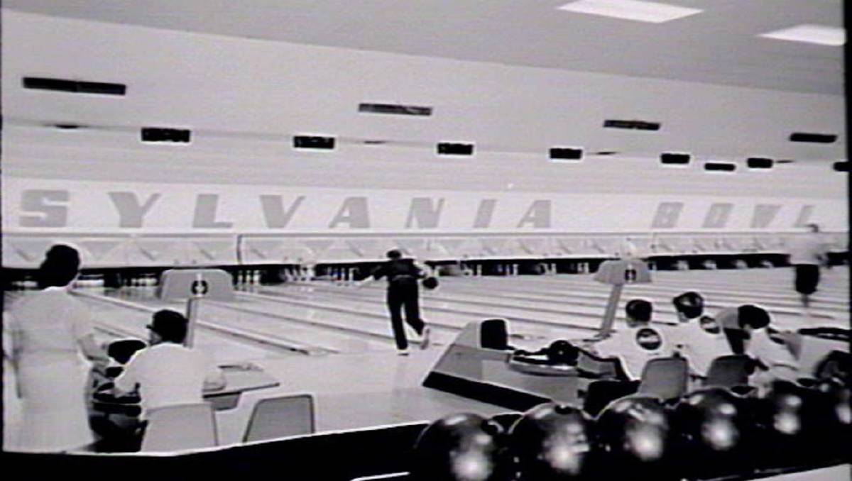 A Sydney, Australia AMF bowling alley in the 1960s