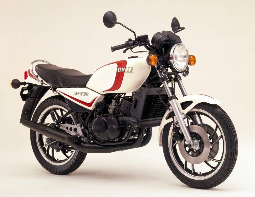 a 1980 Yamaha RD350LC motorcycle