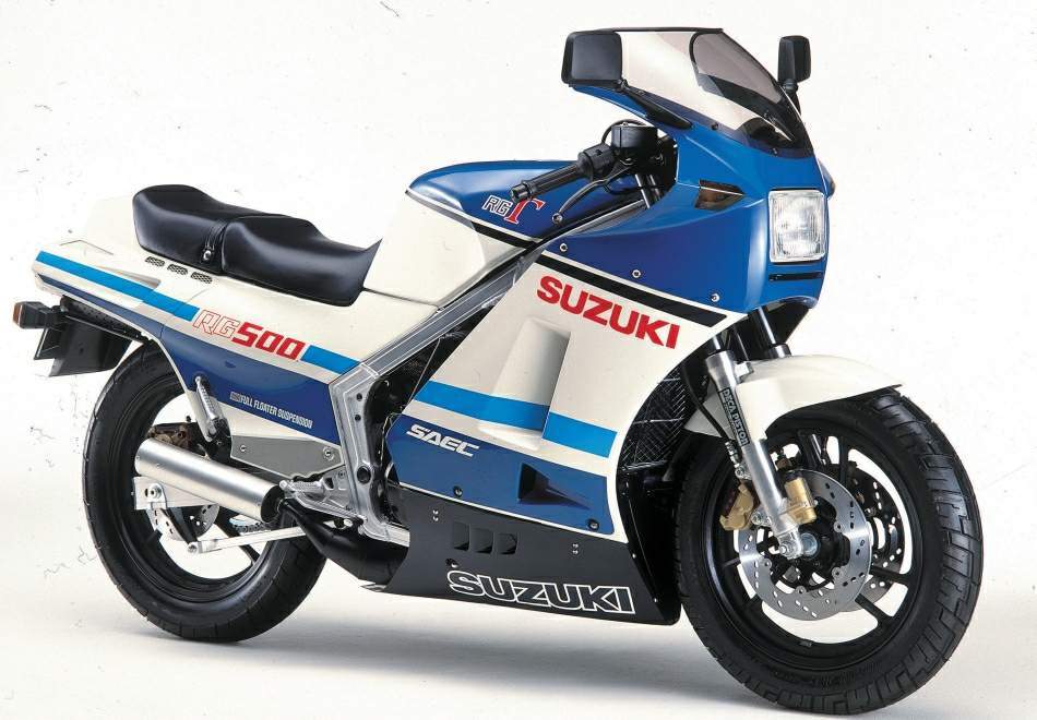 a 1985 Suzuki RG500 motorcycle