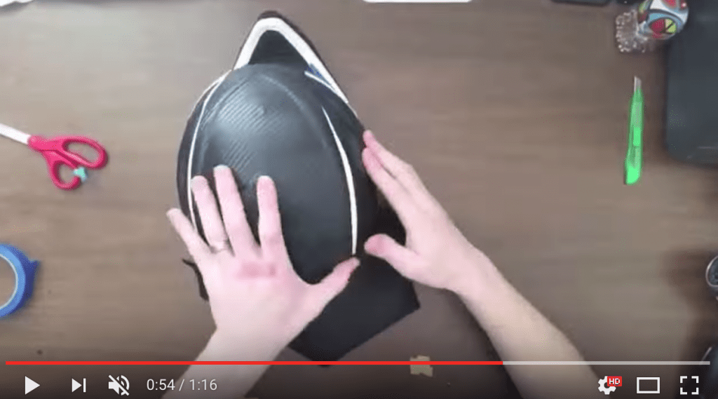How To Wrap a Motorcycle Helmet with a Decal
