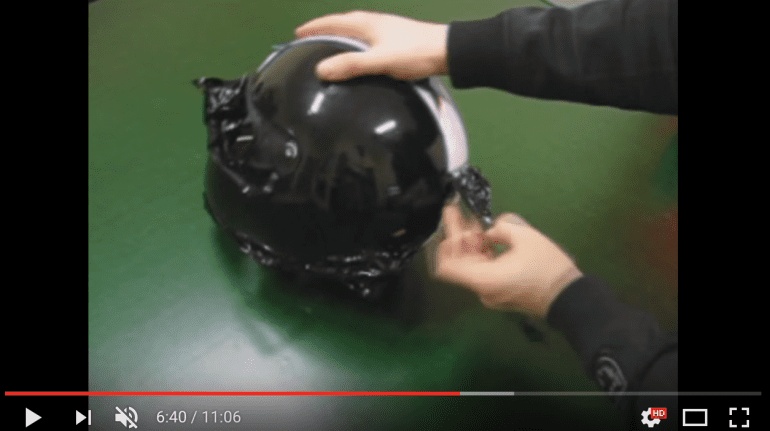 How To Wrap a Motorcycle Helmet with a Decal