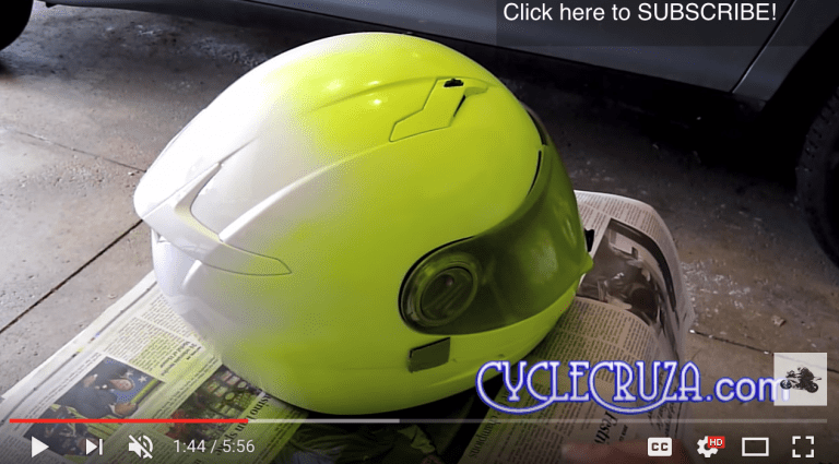 How To Plasti Dip a Motorcycle Helmet