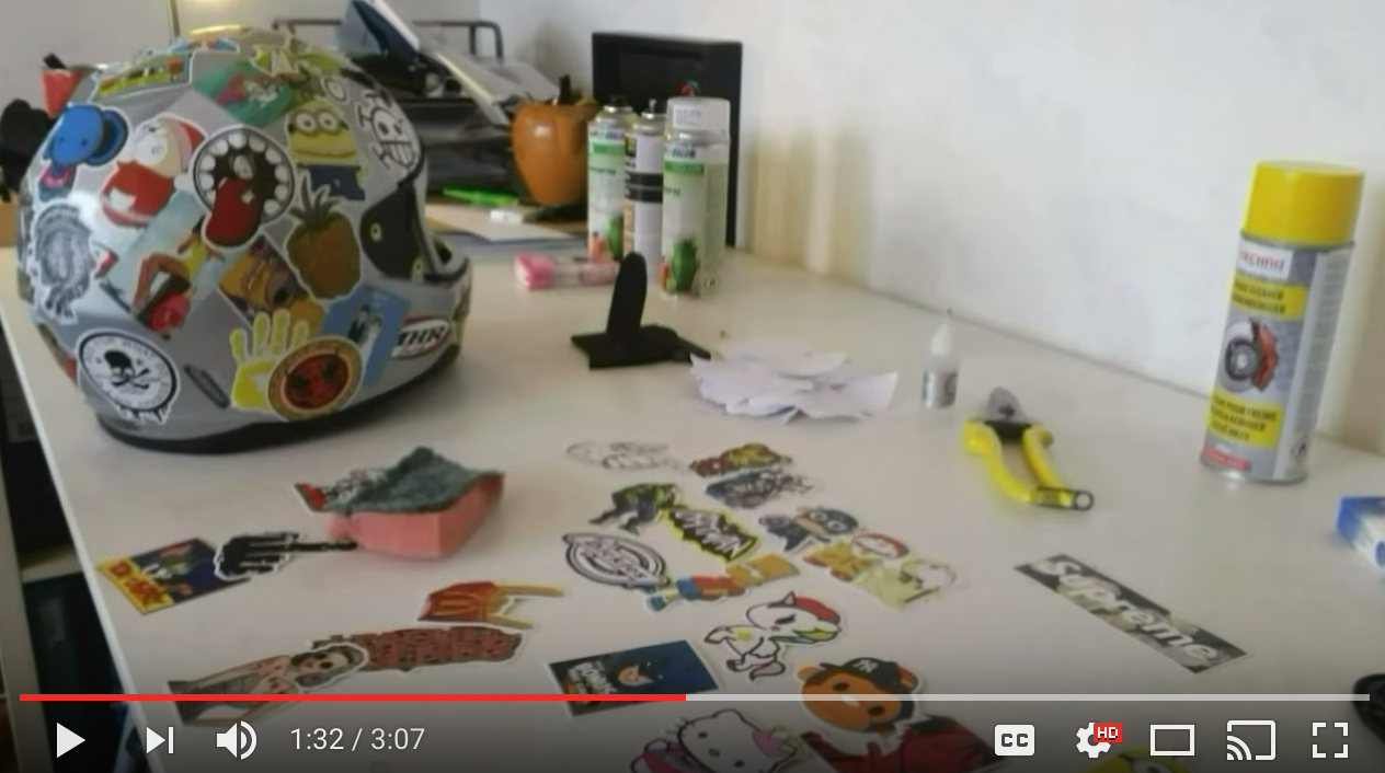 How To Sticker Bomb Helmet