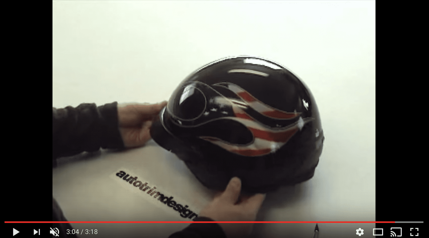 How to Install Motorcycle Helmet Decals