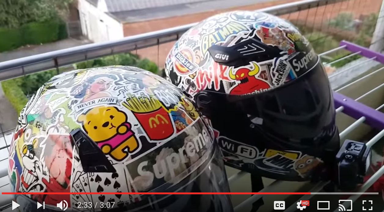 How To Sticker Bomb Helmet