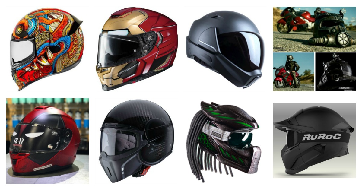 Coolest Motorcycle Helmets.... [New Releases for 2017]