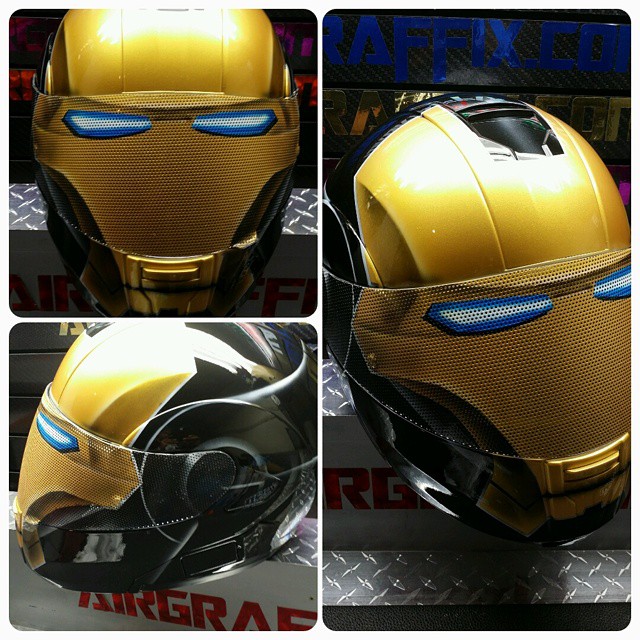 Custom Airbrushed Motorcycle Helmets by Airgraffix - My top 100 Fav's